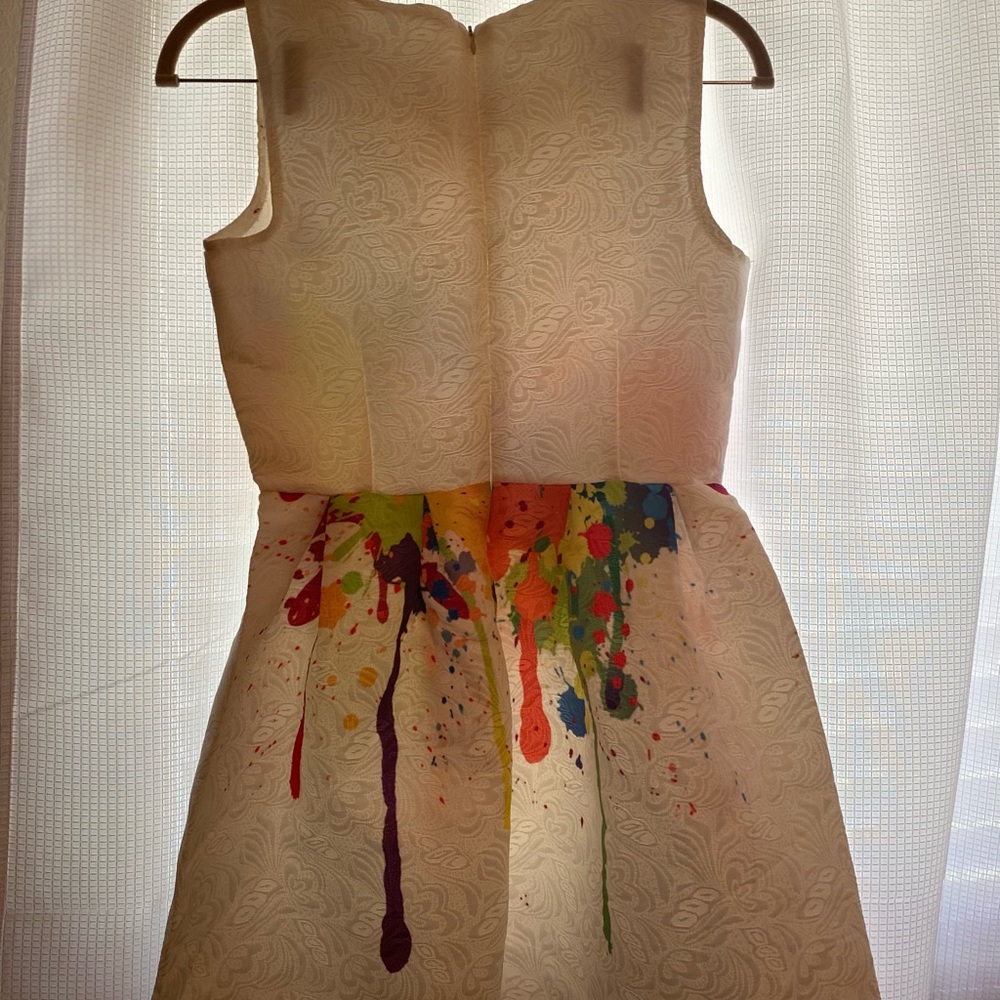 Colorful Splatter Print Dress - Picture 3 of 4